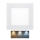 LED indbygningslampe til badeværelse RAFA LED/6W/230V 3000/4000/6000K 12x12 cm IP44 hvid