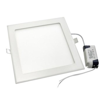 LED indbygningslampe til badeværelse RIKI-V LED/18W/230V 225x225 mm IP40