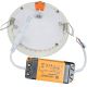 LED indbygningslampe til badeværelse VEGA LED/12W/230V 2800K diameter 16,8 cm IP44 sne hvid
