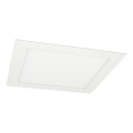 LED indbygningslampe til badeværelse VEGA LED/24W/230V 2800K 29,8 cm IP44 sne hvid