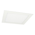 LED indbygningslampe VEGA LED/18W/230V 2900/3900/5800K 22,5x22,5 cm hvid