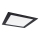LED indbygningslampe VEGA LED/18W/230V 2900/3900/5800K 22,5x22,5 cm sort