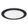 LED indbygningslampe VEGA LED/18W/230V 2900/3900/5800K diameter 22,5 cm sort