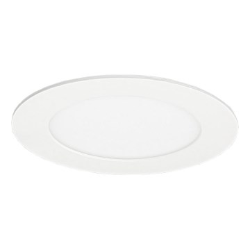 LED indbygningslampe VEGA LED/6W/230V 2900/3900/5800K diameter 12,5 cm hvid