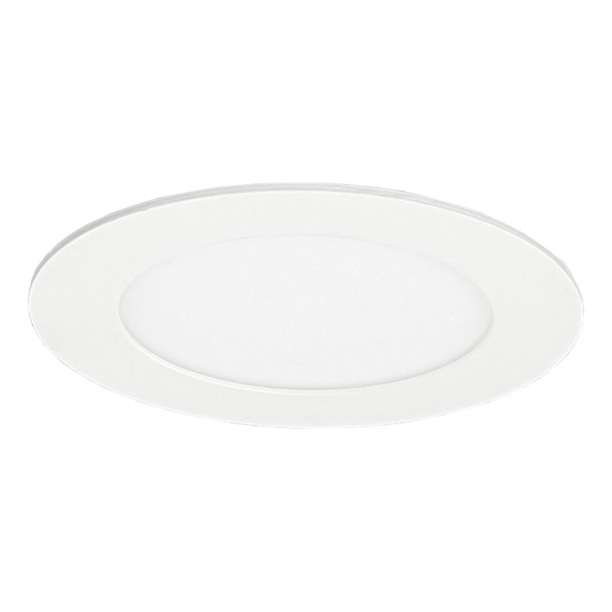 LED indbygningslampe VEGA LED/6W/230V 2900/3900/5800K diameter 12,5 cm hvid