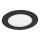 LED indbygningslampe VEGA LED/6W/230V 2900/3900/5800K diameter 12,5 cm sort