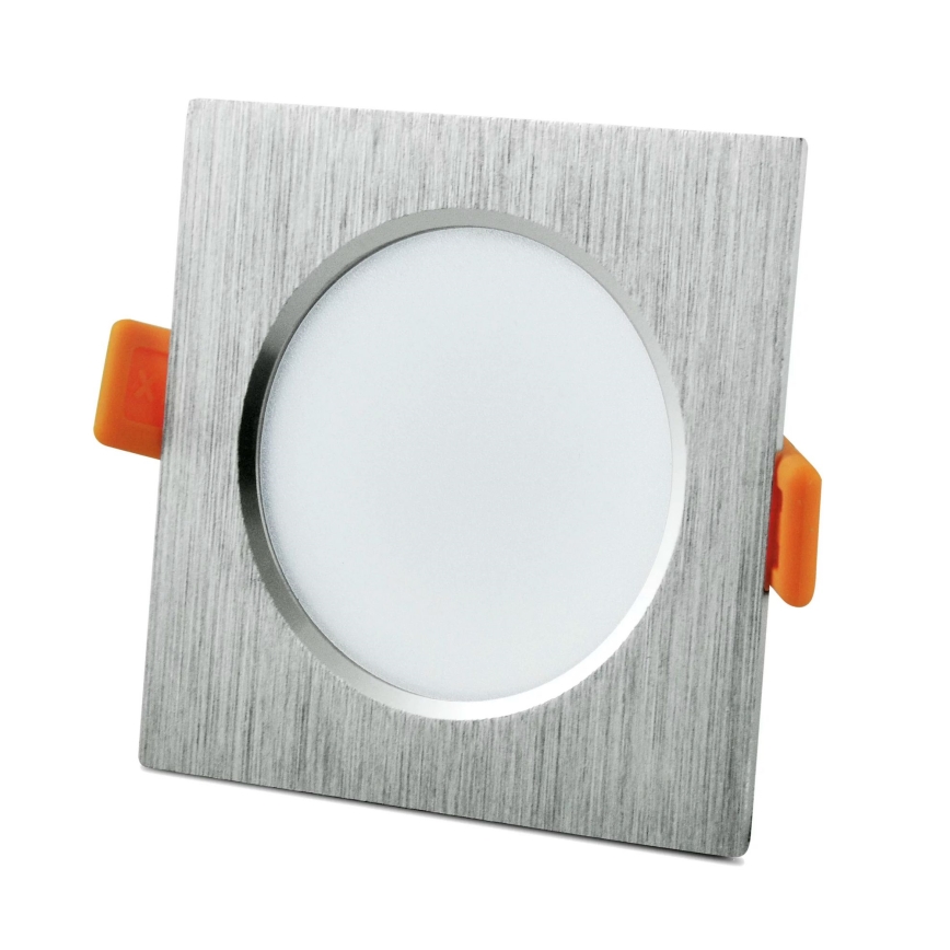 LED indbygningslampe VENUS LED/7W/230V sølv