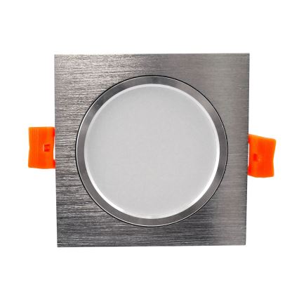 LED indbygningslampe VENUS LED/7W/230V sølv