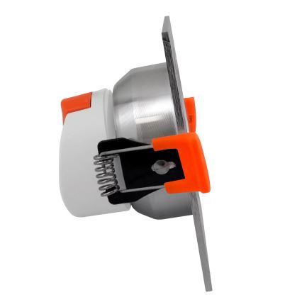 LED indbygningslampe VENUS LED/7W/230V sølv