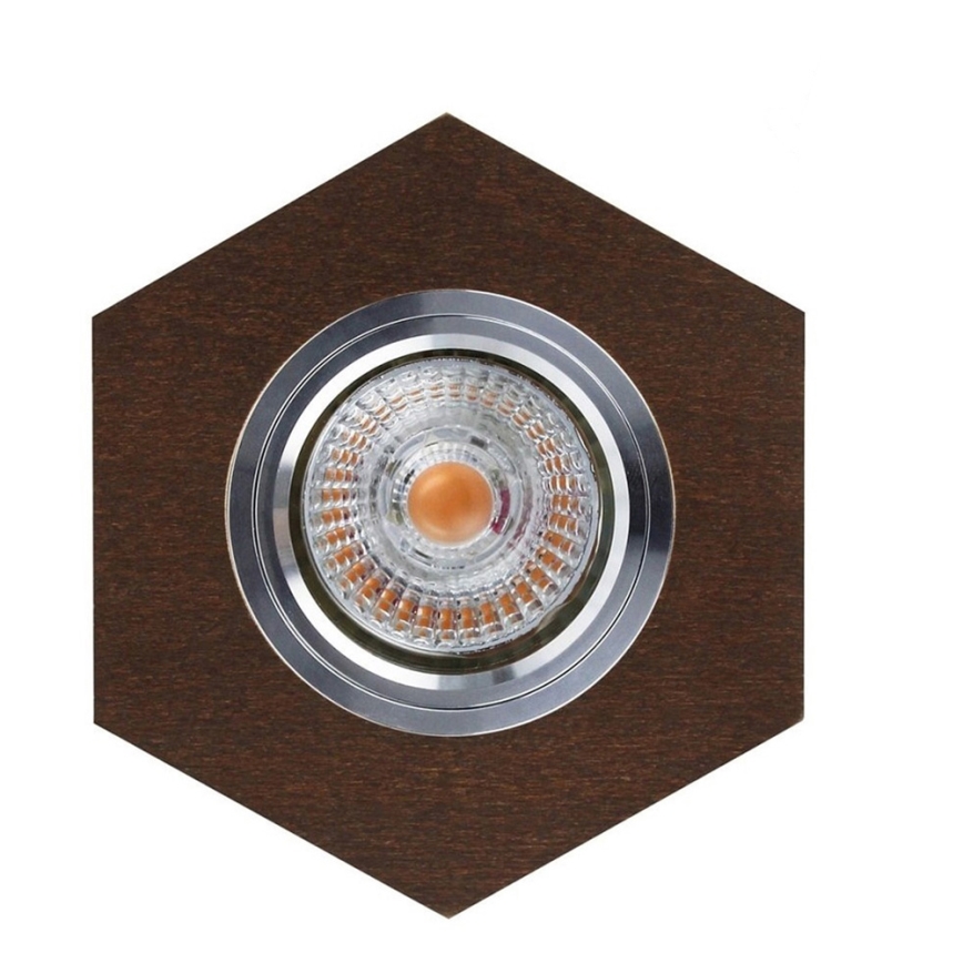 LED indbygningslampe VITAR 1xGU10/5W/230V CRI 90 bøg