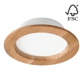 LED indbygningslampe WOODY SPOT LED/12,5W/230V 3000K eg ø 16 cm