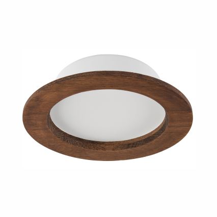 LED indbygningslampe WOODY SPOT LED/12,5W/230V 3000K kirsebær ø 16 cm
