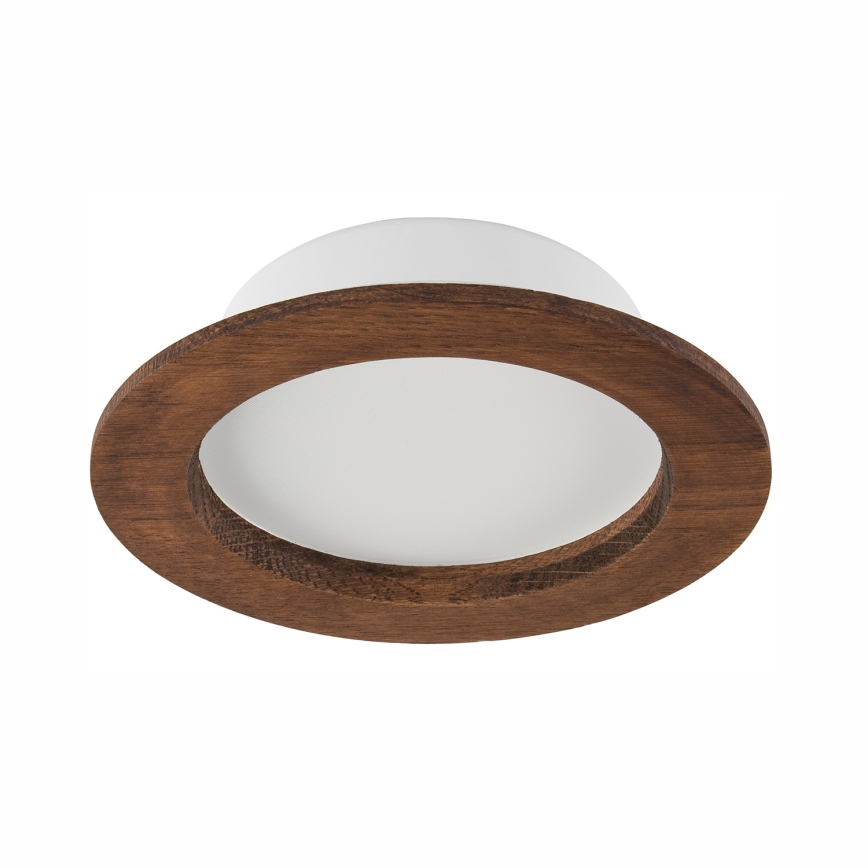 LED indbygningslampe WOODY SPOT LED/12,5W/230V 3000K kirsebær ø 16 cm