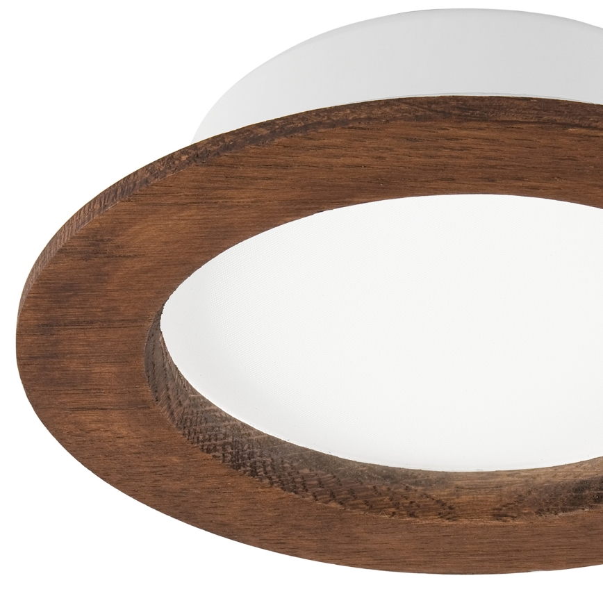 LED indbygningslampe WOODY SPOT LED/12,5W/230V 3000K kirsebær ø 16 cm
