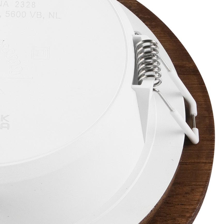 LED indbygningslampe WOODY SPOT LED/12,5W/230V 3000K kirsebær ø 16 cm