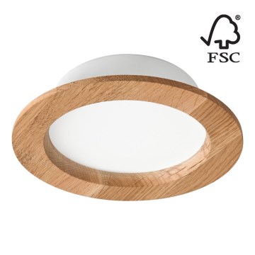 LED indbygningslampe WOODY SPOT LED/12,5W/230V 4000K eg ø 16 cm