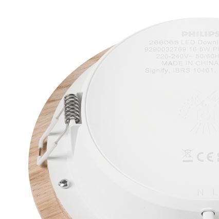 LED indbygningslampe WOODY SPOT LED/16,5W/230V 4000K eg ø 18,5 cm