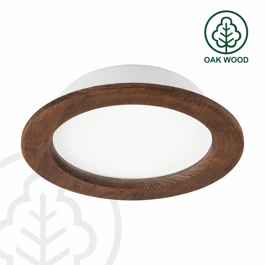 LED indbygningslampe WOODY SPOT LED/16,5W/230V 4000K kirsebær ø 18,5 cm