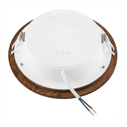 LED indbygningslampe WOODY SPOT LED/16,5W/230V 4000K kirsebær ø 18,5 cm