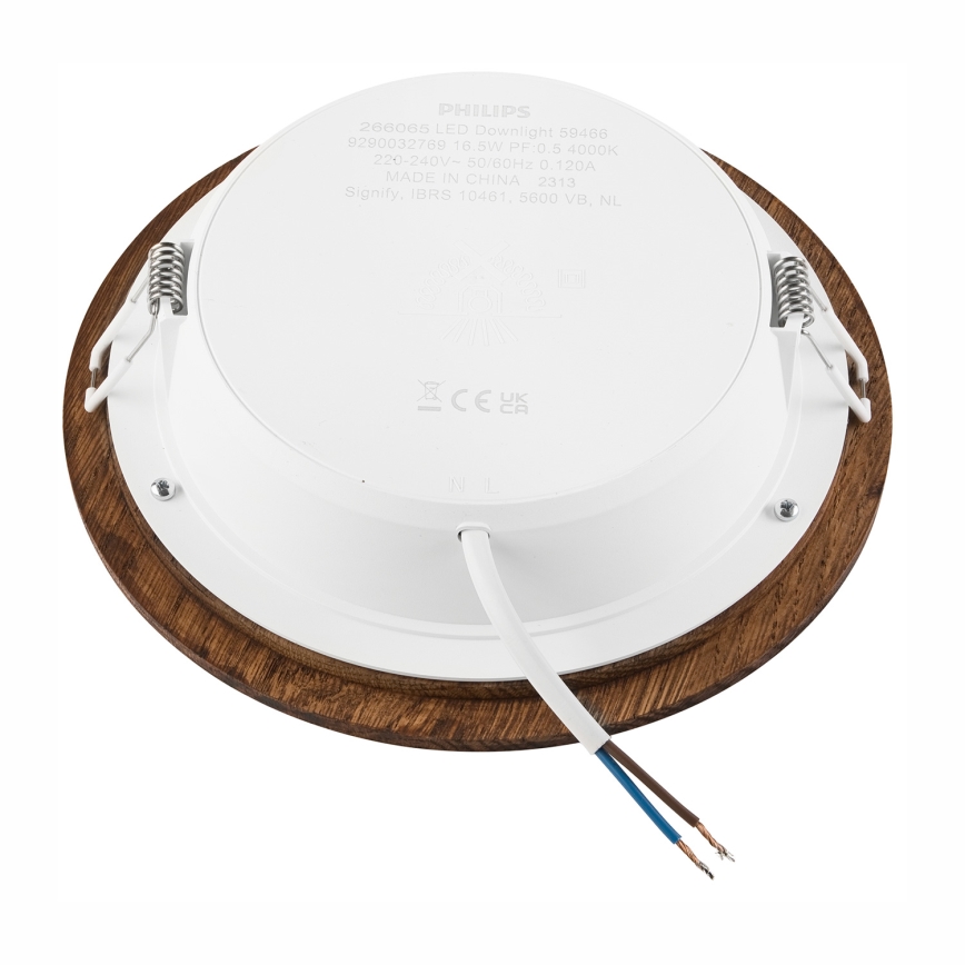 LED indbygningslampe WOODY SPOT LED/16,5W/230V 4000K kirsebær ø 18,5 cm