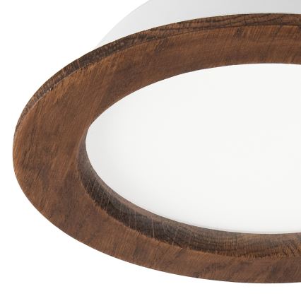 LED indbygningslampe WOODY SPOT LED/16,5W/230V 4000K kirsebær ø 18,5 cm