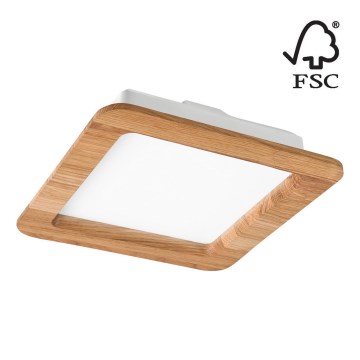 LED indbygningslampe WOODY SPOT LED/17W/230V 3000K eg 18,5x18,5 cm