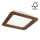 LED indbygningslampe WOODY SPOT LED/17W/230V 3000K kirsebær 18,5x18,5 cm