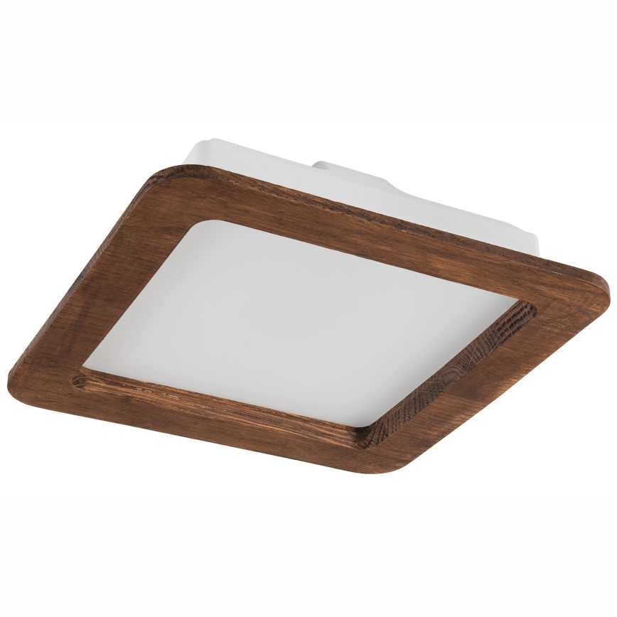 LED indbygningslampe WOODY SPOT LED/17W/230V 3000K kirsebær 18,5x18,5 cm