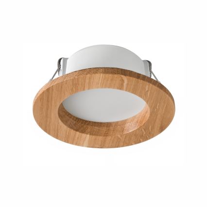 LED indbygningslampe WOODY SPOT LED/5,5W/230V 4000K eg ø 10 cm