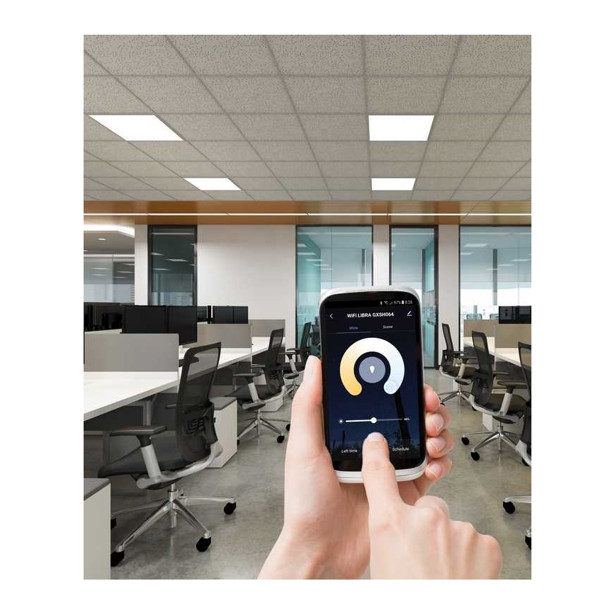 LED indbygningspanel dæmpbart LIBRA LED/40W/230V 2900-6000K Wi-Fi Tuya