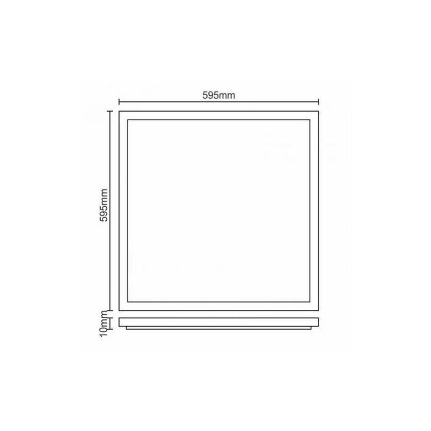 LED indbygningspanel LED/40W/230V 4500K