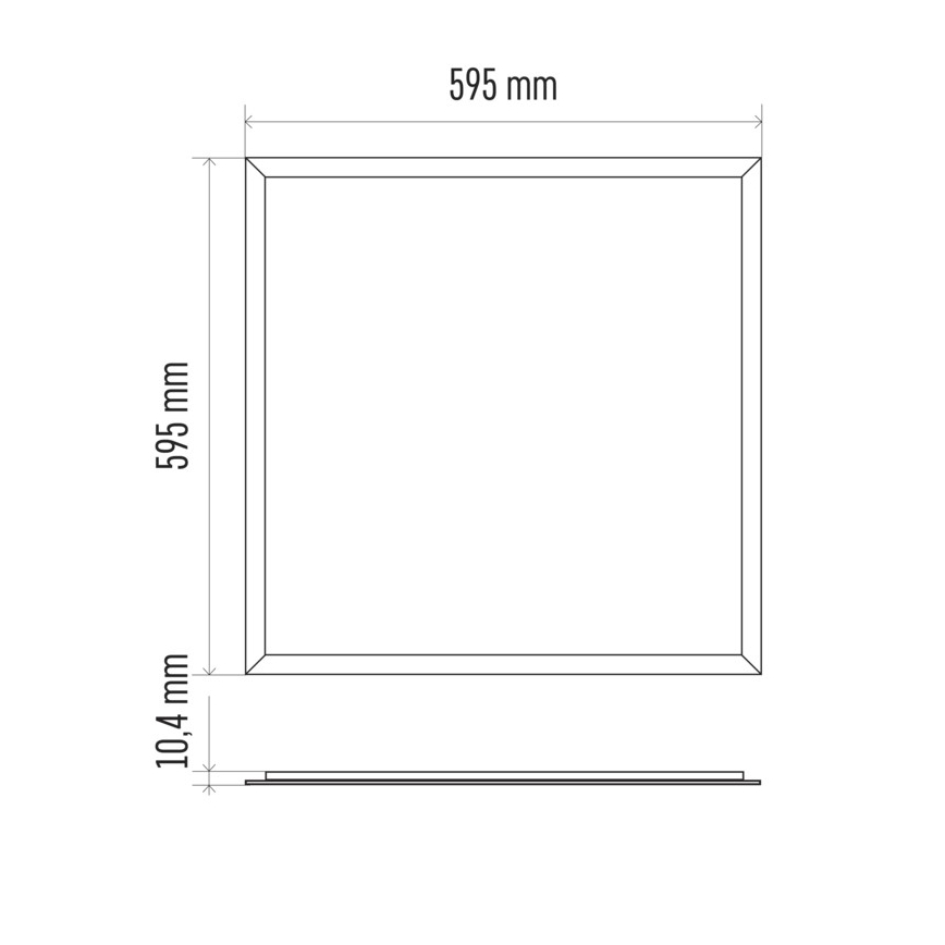 LED-loftpanel til badeværelse PROFI PLUS LED/40W/230V IP44