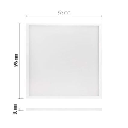 LED indbygningspanel PROXO LED/33W/230V 4000K 60x60 cm hvid
