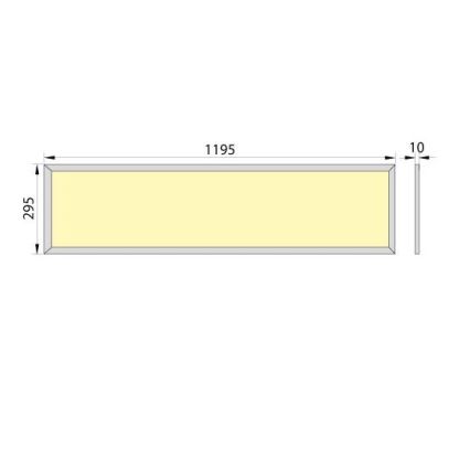 LED indbygningspanel XELENT 120 LED/50W/230V 4000K IP40