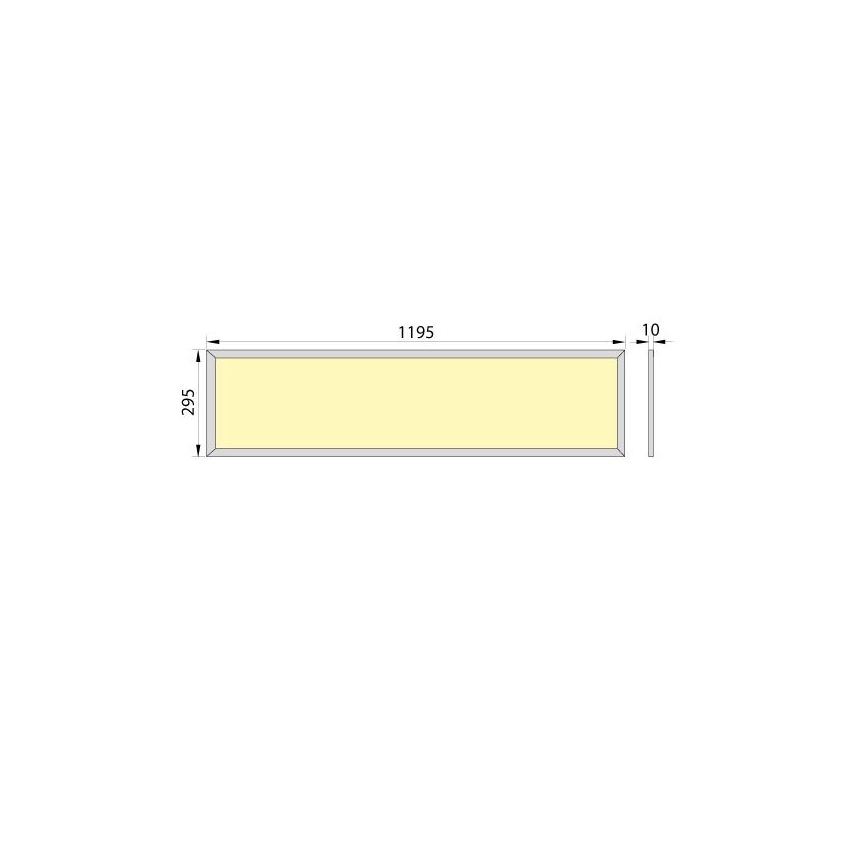 LED indbygningspanel XELENT 120 LED/50W/230V 4000K IP40