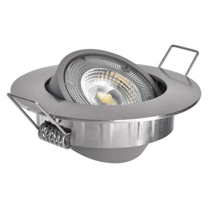 LED indbygningsspot EXCLUSIVE LED/5W/230V 3000 K sølv