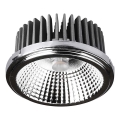 LED Indbygningsspot LED/20W/230V 4000K 40°/20° diameter 11 cm skinnende krom
