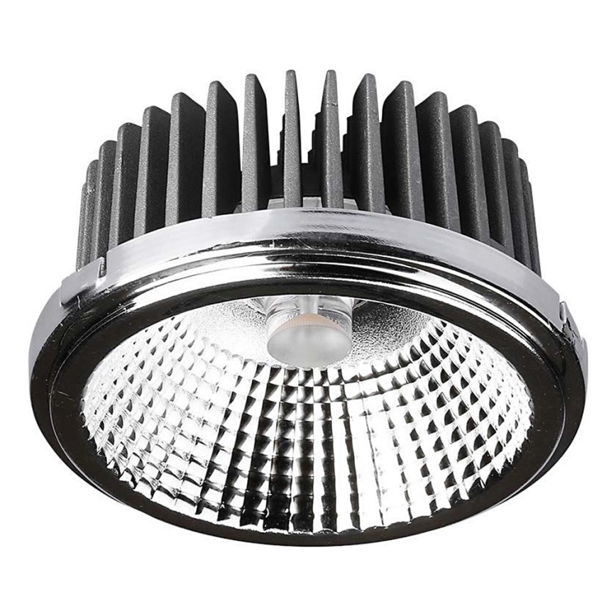 LED Indbygningsspot LED/20W/230V 4000K 40°/20° diameter 11 cm skinnende krom