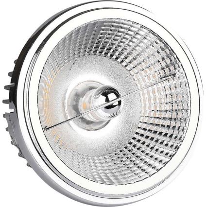 LED Indbygningsspot LED/20W/230V 4000K 40°/20° diameter 11 cm skinnende krom
