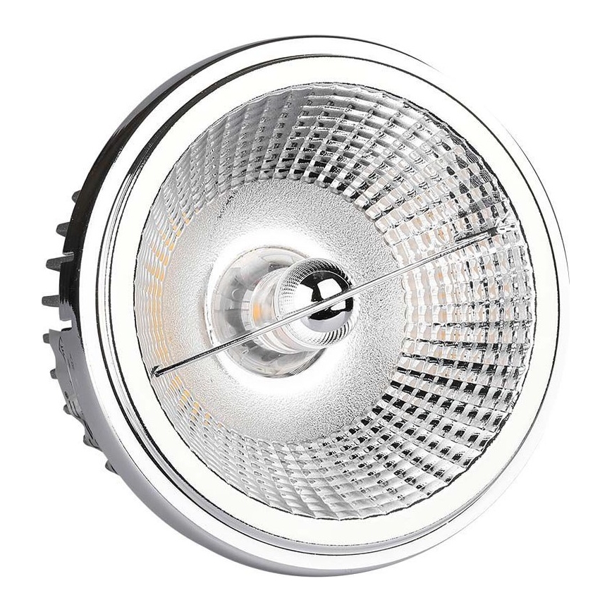 LED Indbygningsspot LED/20W/230V 4000K 40°/20° diameter 11 cm skinnende krom