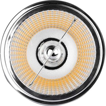 LED Indbygningsspot LED/20W/230V 4000K 40°/20° diameter 11 cm skinnende krom