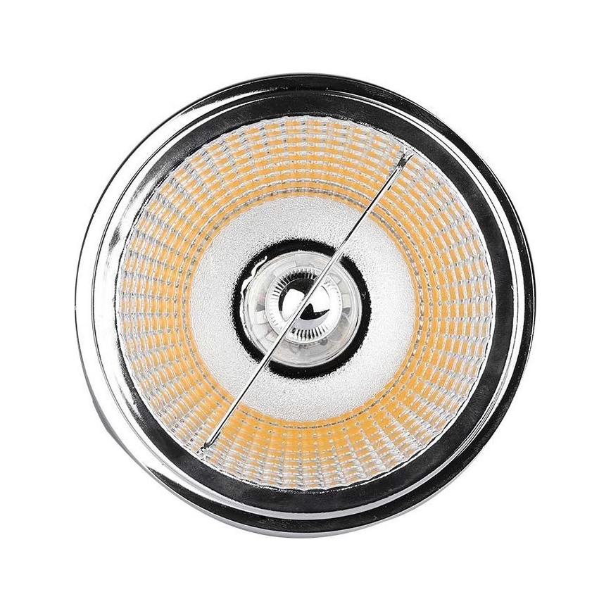 LED Indbygningsspot LED/20W/230V 4000K 40°/20° diameter 11 cm skinnende krom