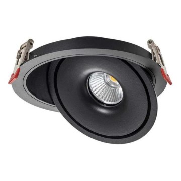 LED Indbygningsspot LED/28W/230V 3000/4000/6400K diameter 20 cm sort