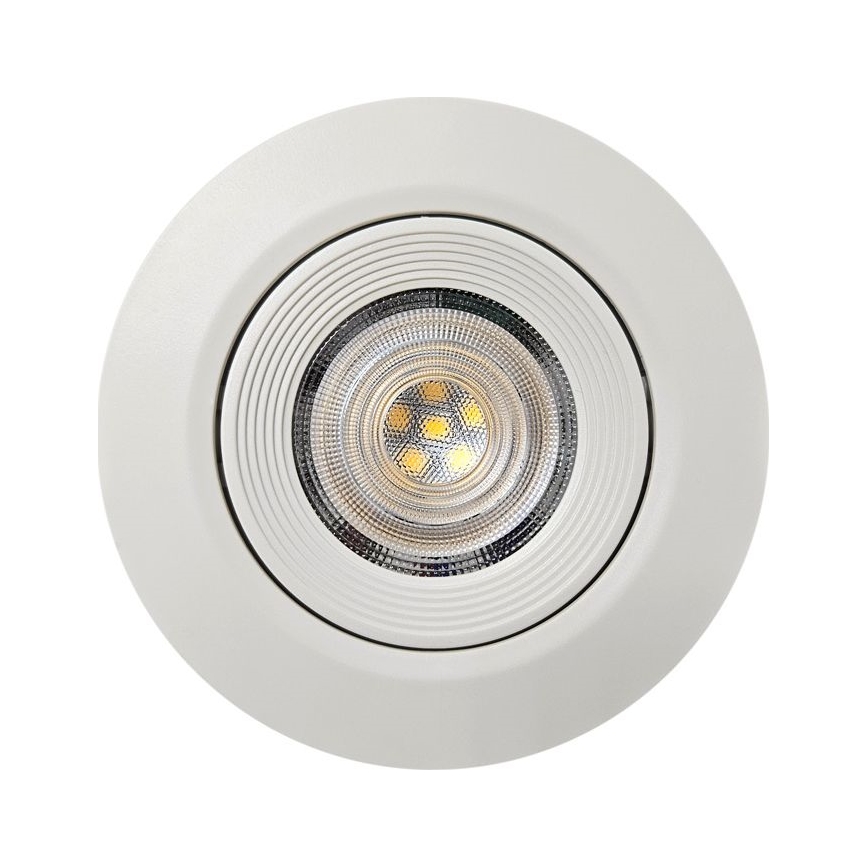 LED Indbygget/overflademonteret spotlampe 02.01.2001 LED/5W/230V 4200K diameter 9,3 cm hvid