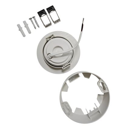 LED Indbygget/overflademonteret spotlampe 02.01.2001 LED/5W/230V 4200K diameter 9,3 cm hvid