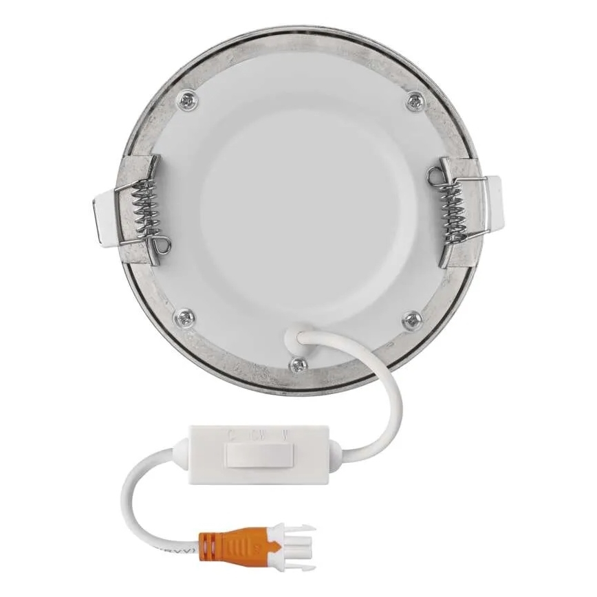 LED indbygningsspot NEXXO LED/7W/230V 3000/3500/4000K sølv Ø 12 cm
