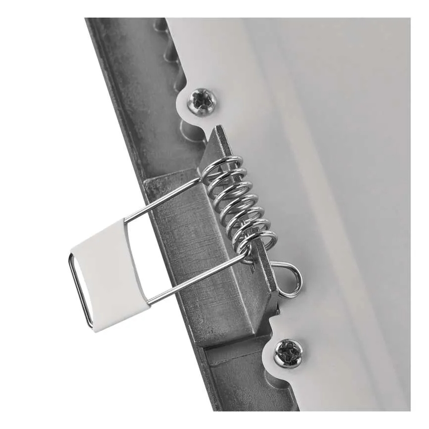 LED indbygningsspot NEXXO LED/7W/230V 3000/3500/4000K sølvfarvet 12x12 cm