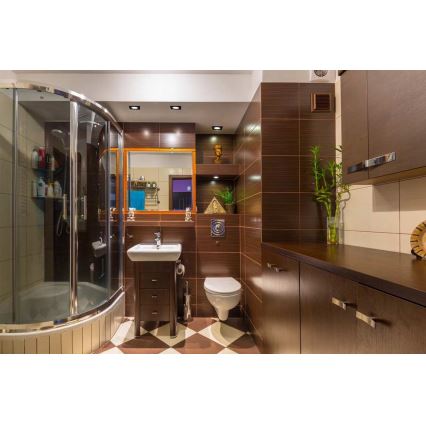 LED indbygningsspot til badeværelse BONO LED/5W/230V 3000K IP65 sort