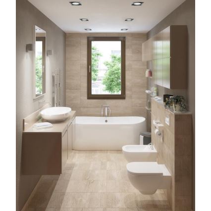 LED badeværelsesindbygningsarmatur BONO LED/5W/230V 3000K IP65 mat krom