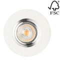 LED indbygningsspot VITAR 1xGU10/5W/230V beton - FSC-certificeret